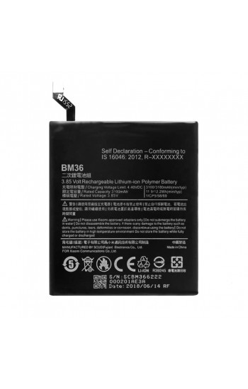 Xiaomi Mi 5S Batarya BM36 3180 mAh…