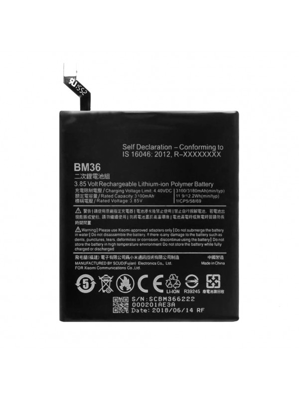 Xiaomi Mi 5S Batarya BM36 3180 mAh