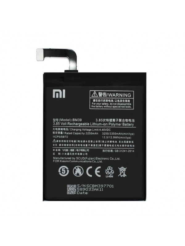 Xiaomi Mi 6 Batarya BM39 3350 mAh