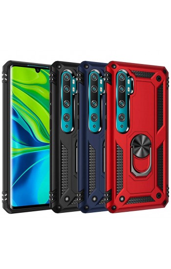 Xiaomi Mi Note 10 Kılıf Panzer Ring Tam Koruma Arka Kapak…