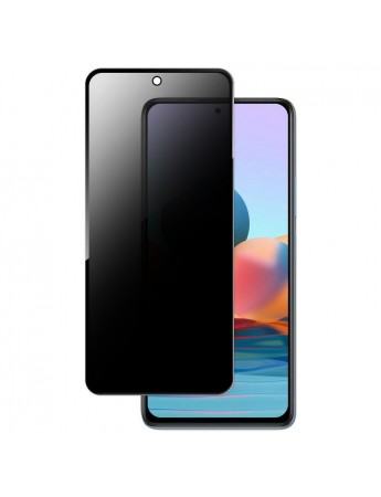 Xiaomi Poco F3 Hayalet Privacy Gizli Cam Ekran Koruyucu Siyah