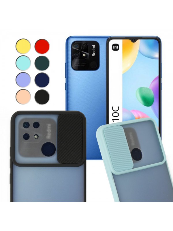 Xiaomi Redmi 10C / Poco C40 Kılıf Palm Kamera Koruma Kapaklı Siliko…