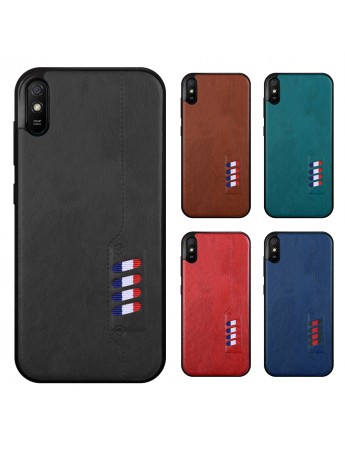 Xiaomi Redmi 9A Kılıf Busy Deri Arka Kapak