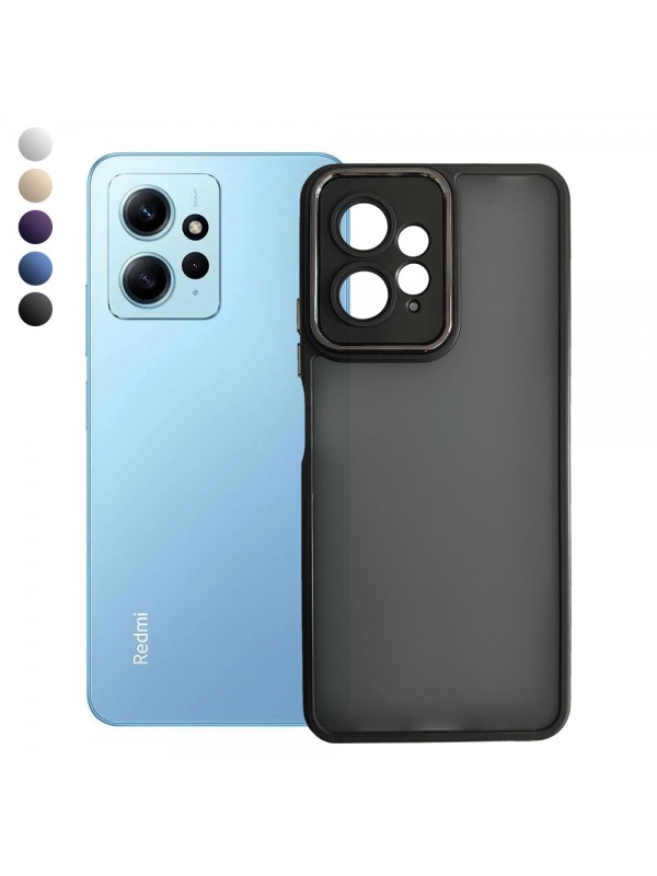 Xiaomi Redmi Note 12 Kılıf Freya Lazer Lens Kamera Çerçeveli Silikon K…