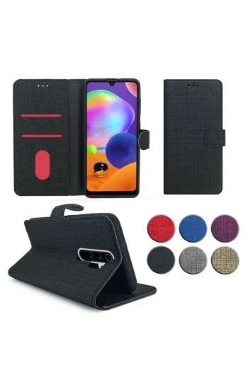 Xiaomi Redmi Note 8 PRO Kılıf FitCase Fabric Kapaklı Cüzdanlı…