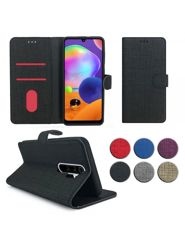 Xiaomi Redmi Note 8 PRO Kılıf FitCase Fabric Kapaklı Cüzdanlı…