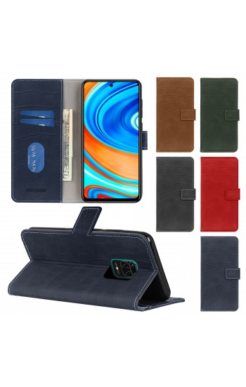 Xiaomi Redmi Note 9S / 9 Pro Kılıf Kroko Desen Kapaklı Cüzdanlı…